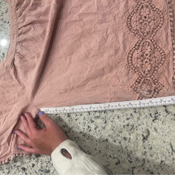 Loft lace cutout top - Picture 5 of 8